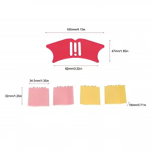 Інструменти для вій, тіней та підводки очей, Набір багаторазових силіконових аплікаторів для захисту. synthetic.ua - Фото 1