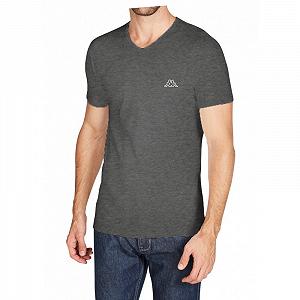 Футболка Kappa  Mezza Manica Scollo V антрацит  2XL - Фото 1