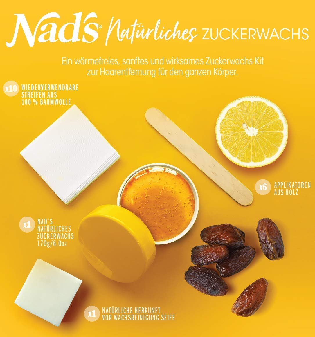 Набор для депиляции сахарной пастой Nad's для лица и тела, фото №2