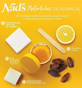 Набор для депиляции сахарной пастой Nad's для лица и тела synthetic.ua - Фото 1