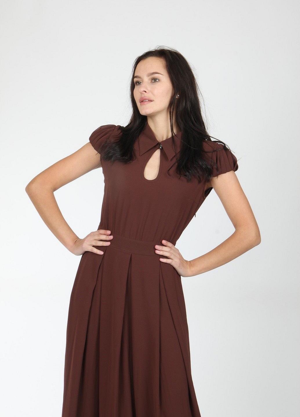 Платье Enna Levoni S Коричневый (ND-13820-Brown), фото №6 Платье Enna Levoni S Коричневый (ND-13820-Brown), фото №6