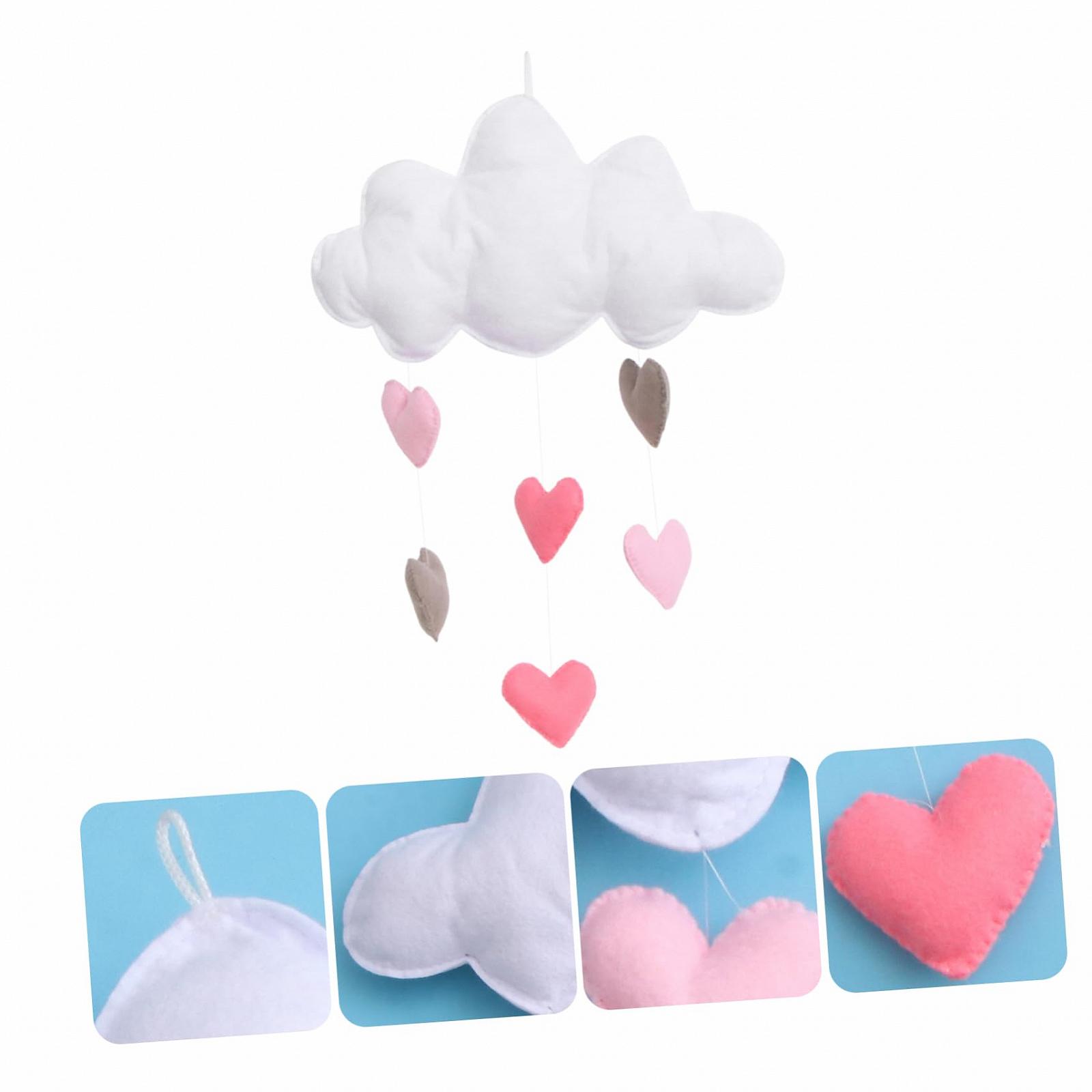 Украшение Toyvian Cloud Raindrop для детской комнаты Набор из 3, фото №3