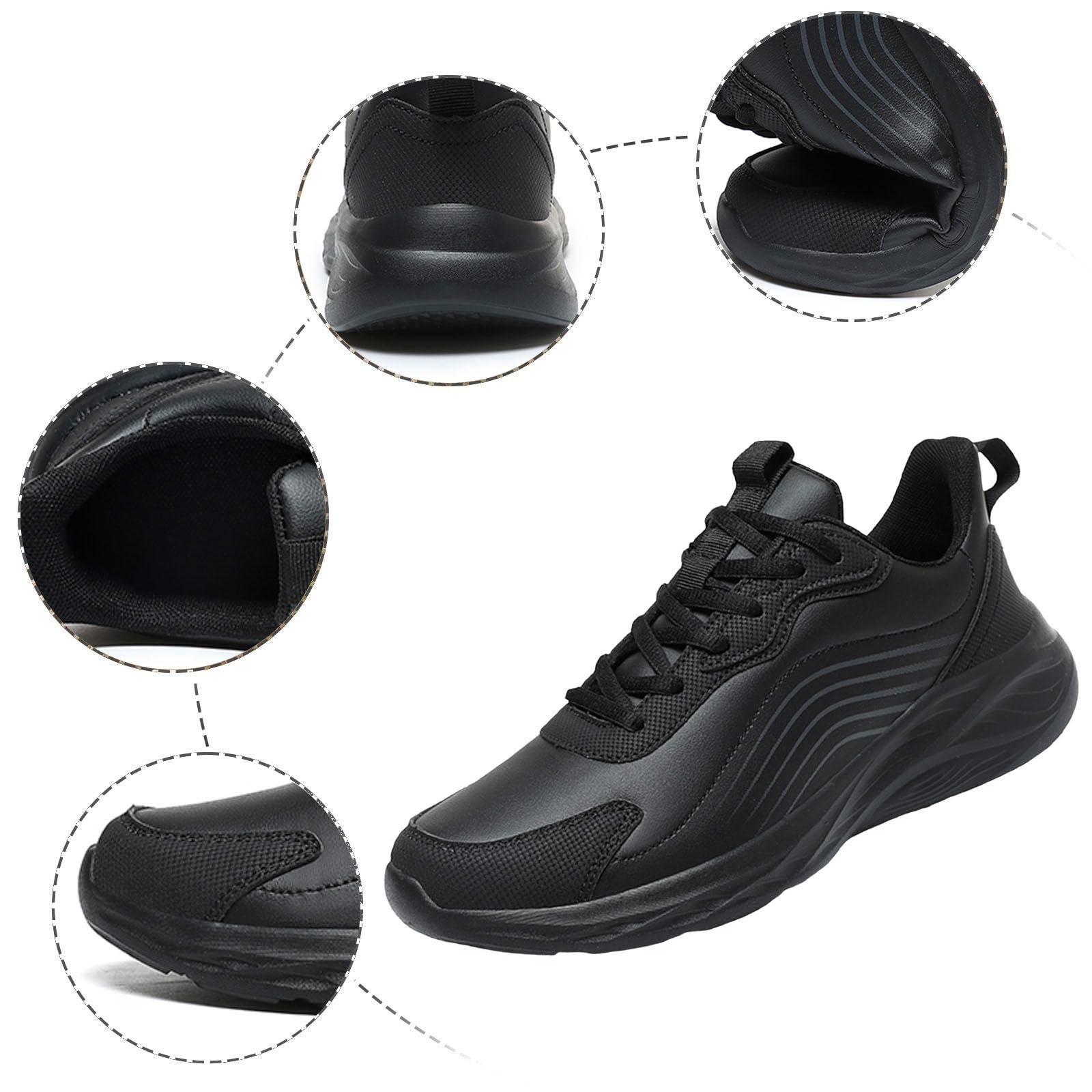 Кроссовки SRZYMJ Мужские Зимние Черные, фото №5