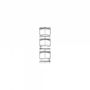 Комплект тормозных колодок TRISCAN 8110 50186 передняя ось для MAZDA - Фото 1