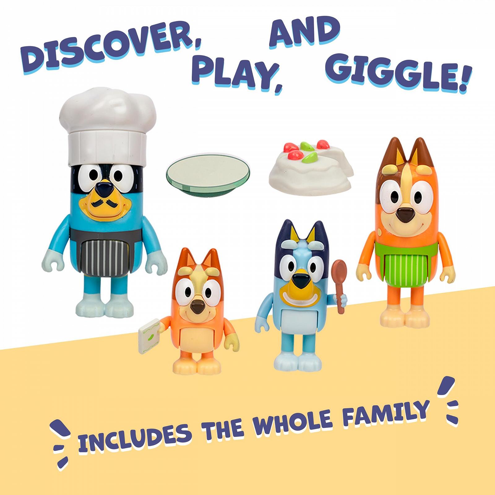 Фігурки BlueY Змагання в кафе, 4 шт (Біго, Бандит у кухарському капелюсі, Чілі та 2 аксесуари), 6-7,6 см, фото №3