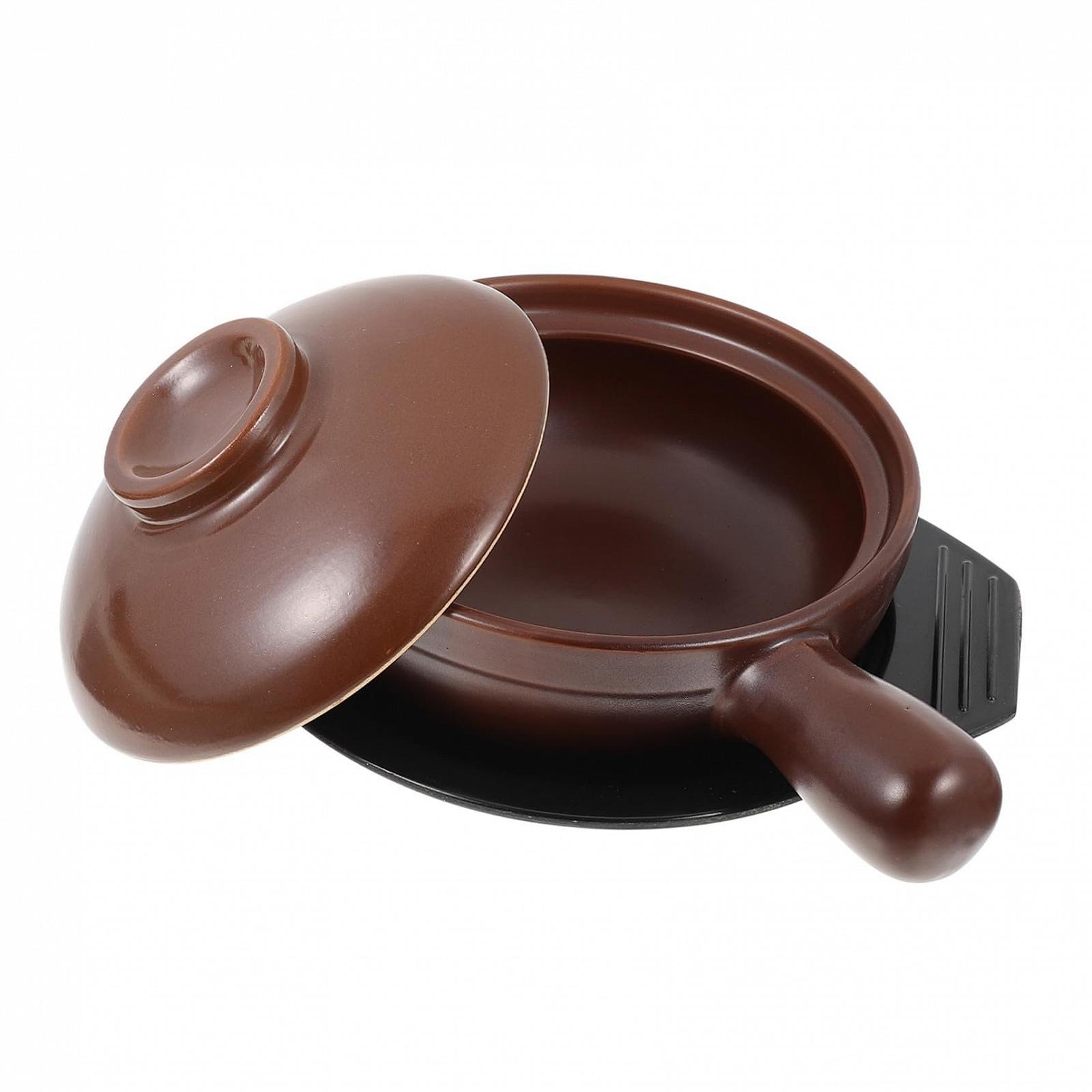 Кастрюля для запекания SOLUSTRE керамическая с крышкой набор, фото №1