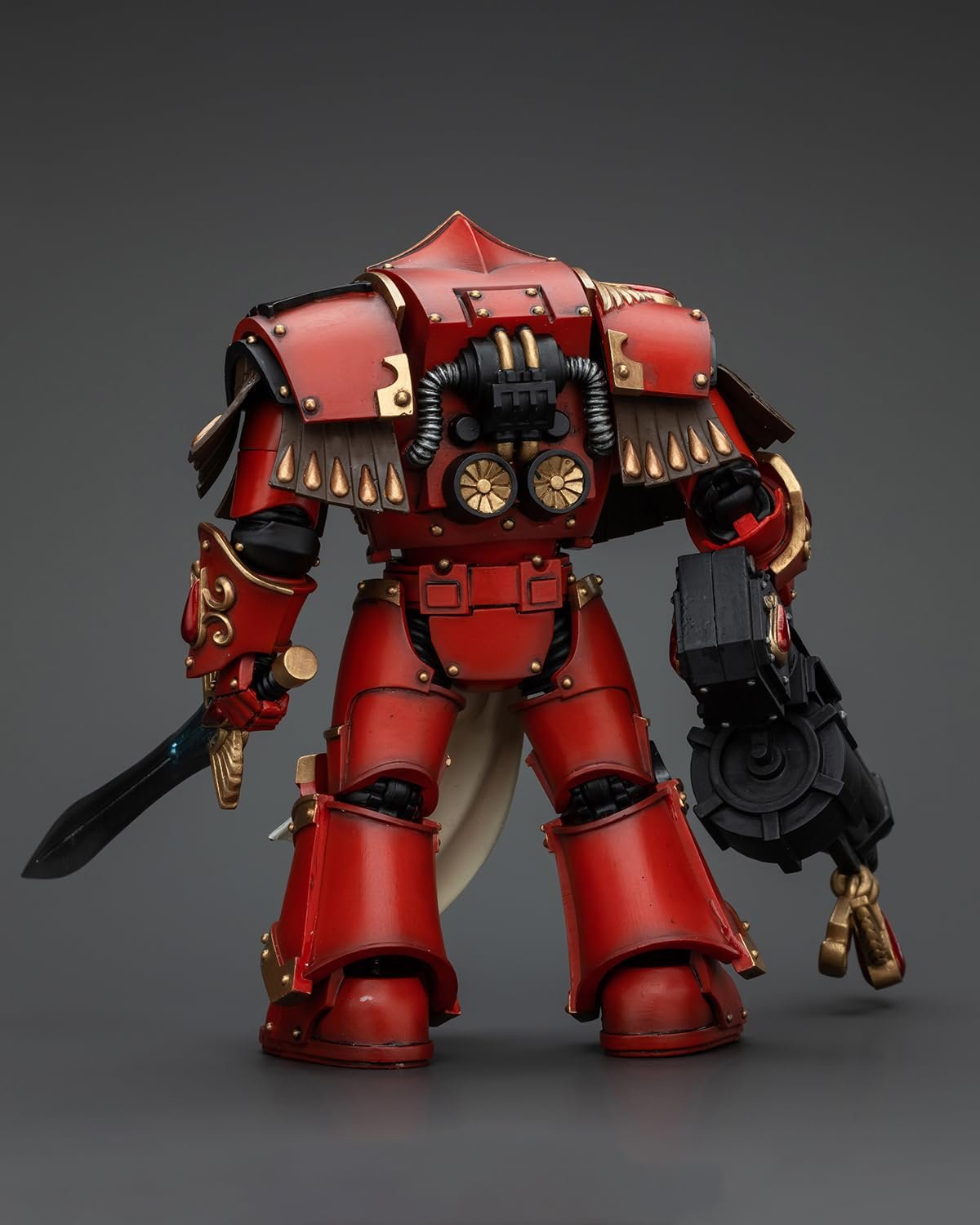 Экшн-фигурка JoyToy GW 40K Blood Angels Crimson Paladins Squad Crimson Paladin с Iliastus Storm Cannon, фото №5