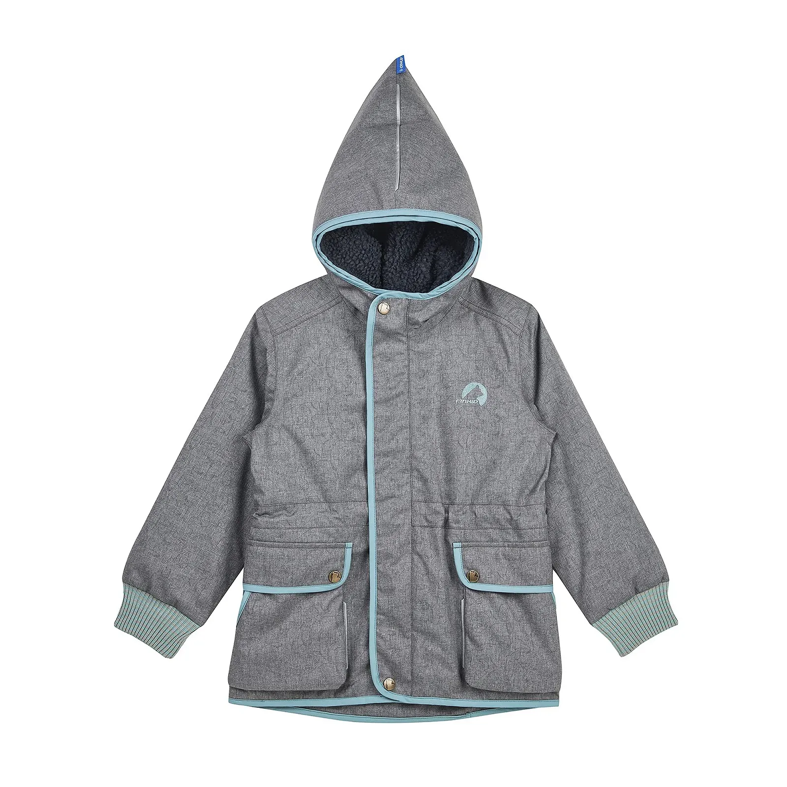 Детская куртка 2-в-1 Finkid Kamu Ice Уличная со съемной стеганой подкладкой и светоотражающим принтом животных, фото №2 Детская куртка 2-в-1 Finkid Kamu Ice Уличная со съемной стеганой подкладкой и светоотражающим принтом животных, фото №2