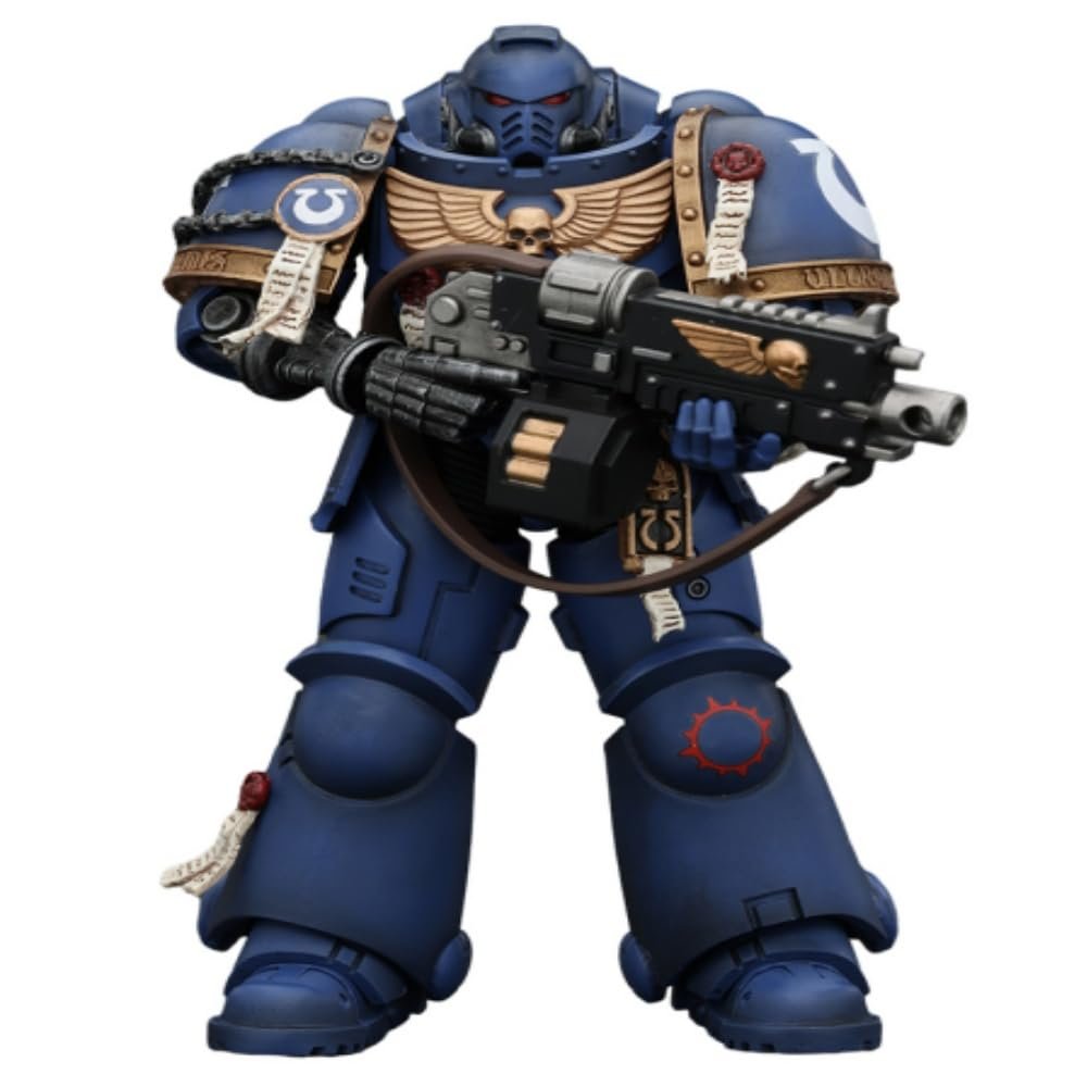 Фигурка JOYTOY Warhammer 40k Space Marine Ultramarines Brother Chairon 12,7 см, масштаб 1/18, фото №1