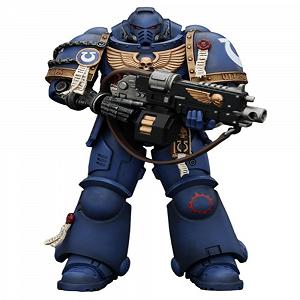 Фигурка JOYTOY Warhammer 40k Space Marine Ultramarines Brother Chairon 12,7 см, масштаб 1/18 - Фото 1