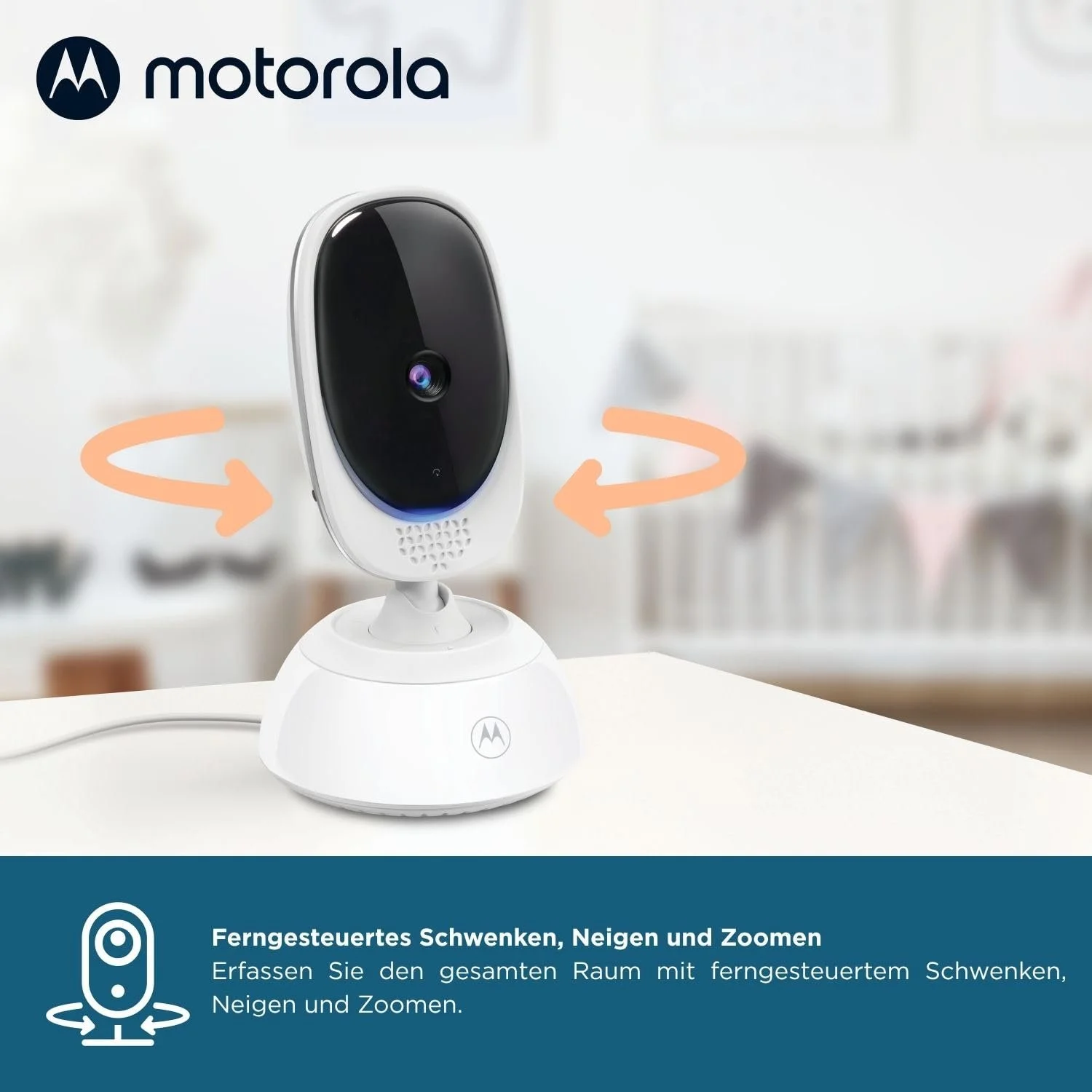 Відеоняня Motorola Nursery VM75 5" Night Vision Digital Zoom Intercom, фото №4 Відеоняня Motorola Nursery VM75 5" Night Vision Digital Zoom Intercom, фото №4