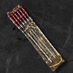 Набор шампуров "Компакт" в тканевом кейсе 7в1 (рогоз) - Фото 1