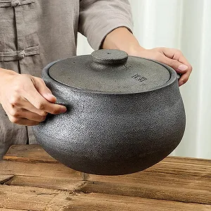 Каструля керамічна теракотова 6 л synthetic.ua - Фото 1