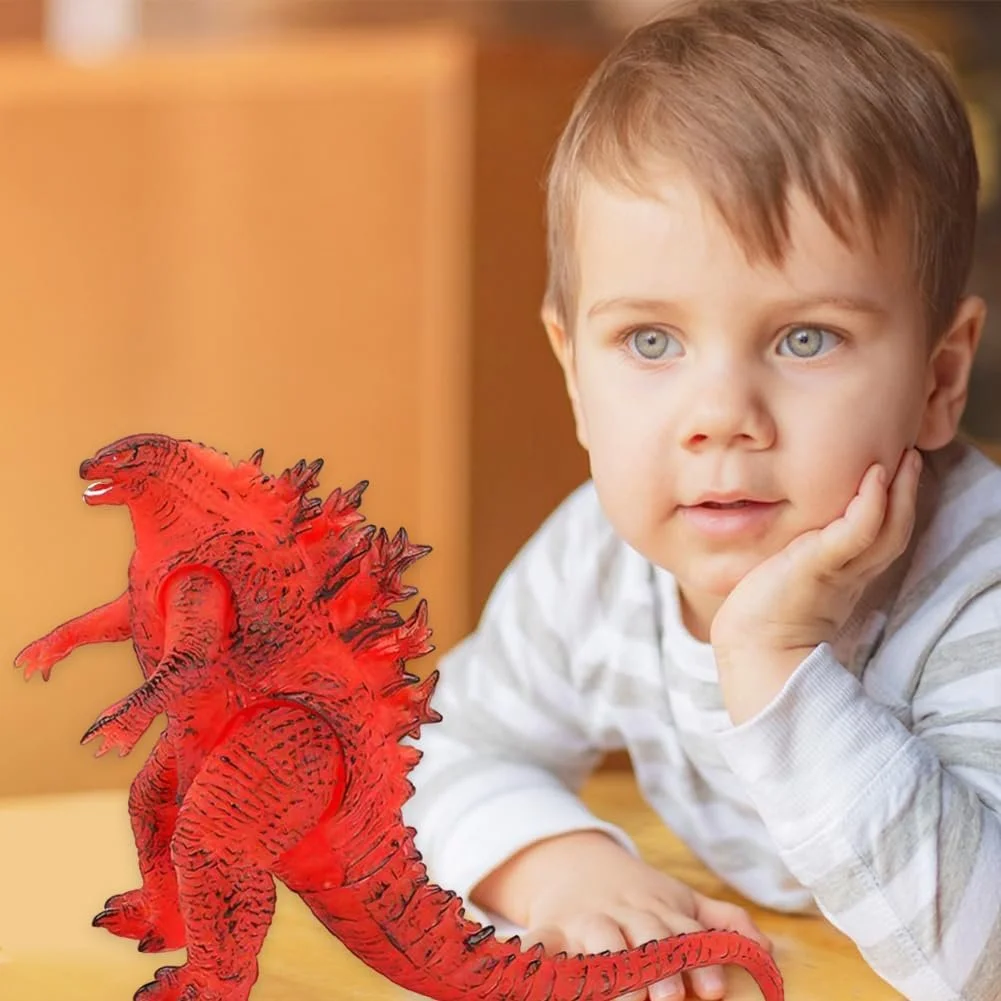 Фігурка Godzill The King of the Monster з рухомими шарнірами настільна PVC Червоний, фото №6