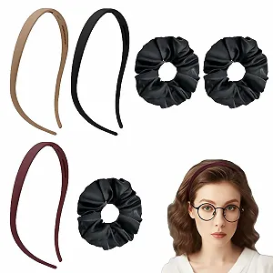 Набір жіночих обручів на голову (3 шт), 3 гумки для волосся - Фото 1