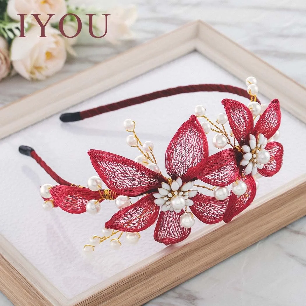 Обруч для волос IYOU Свадебный, фото №5