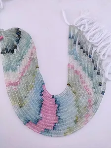 Бусины Аквамарин Натуральный Круглые Граненые 3.5-4 мм - Фото 1