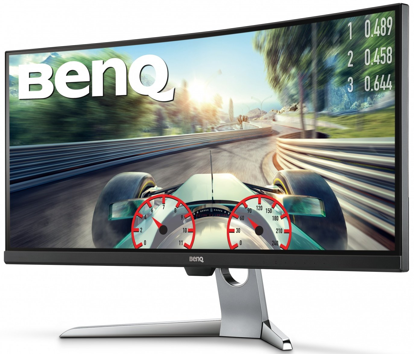 Монитор BenQ EX3501R мetallic grey LCD 35'' UWQHD 9H.JLA.TSE, фото №2