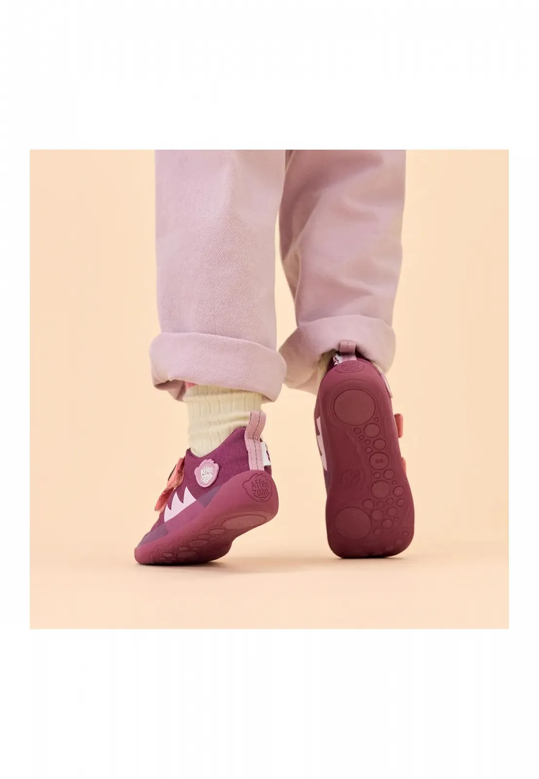 Кросівки Affenzahn Leather Buddy на липучках для хлопчиків та дівчаток, фото №9