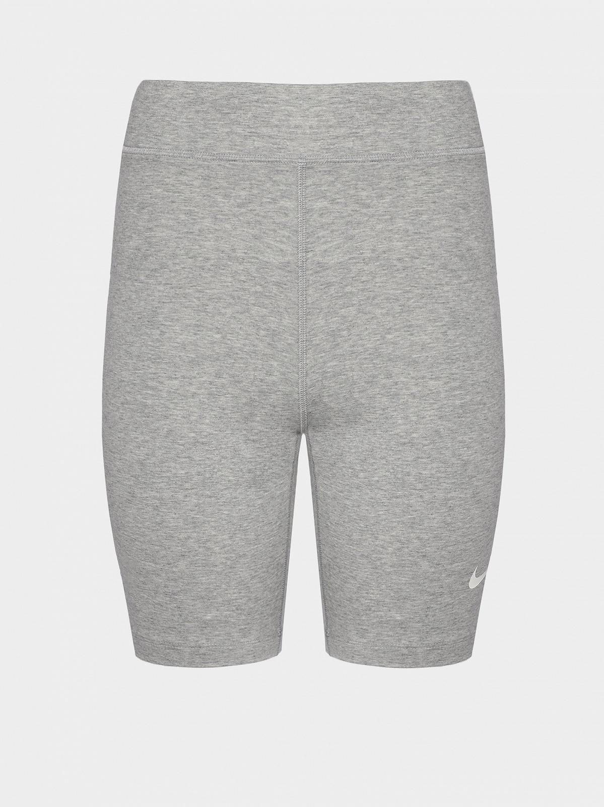 Шорти жіночі Nike Sportswear Classics High-Waisted 8 Biker Shorts Grey XS, фото №4