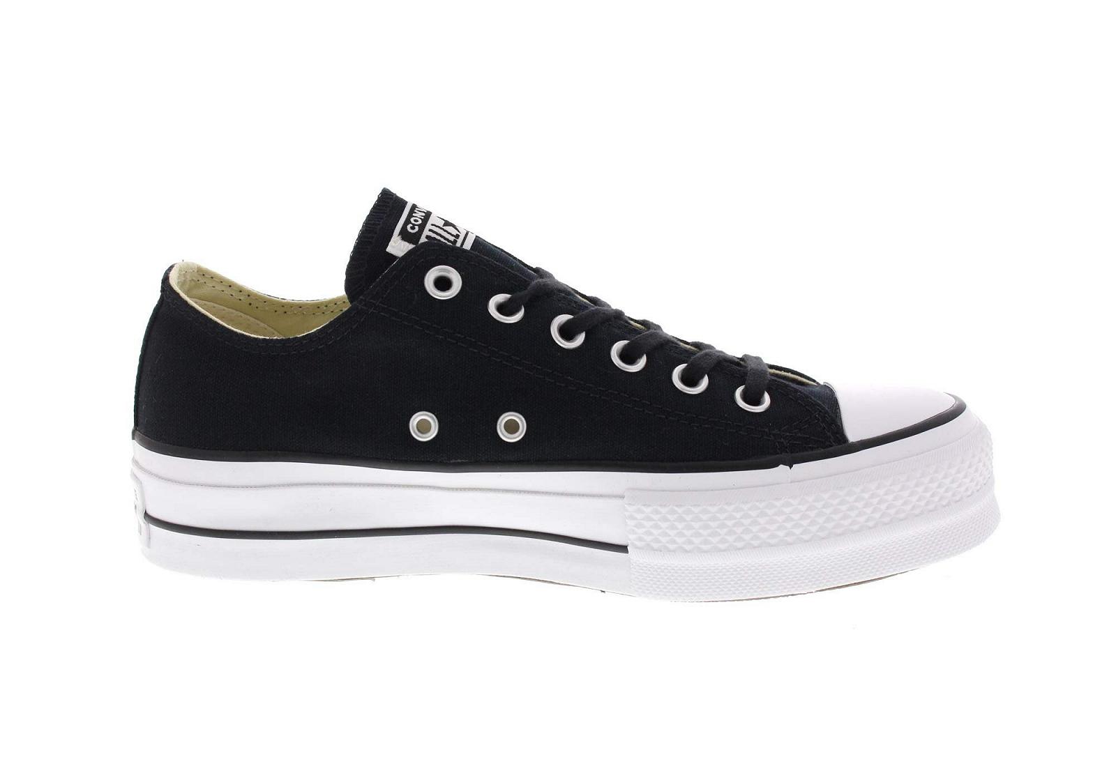 Кеды Converse Chuck Taylor All Star Lift OX Chucks 561681C Черно-белый, фото №4