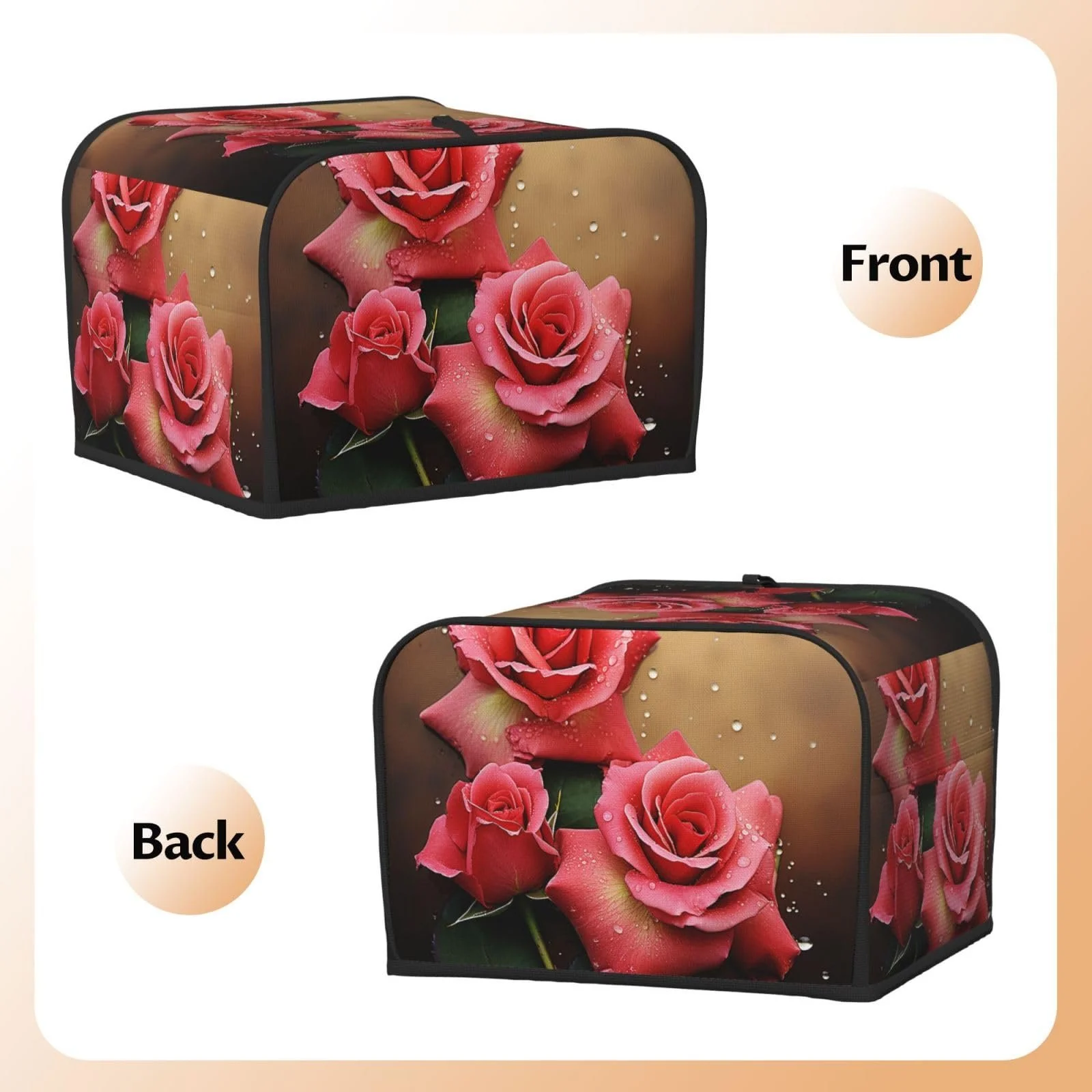 Чохол для тостера на 4 скибки з двома кишенями, фото №6 Чохол для тостера на 4 скибки з двома кишенями, фото №6