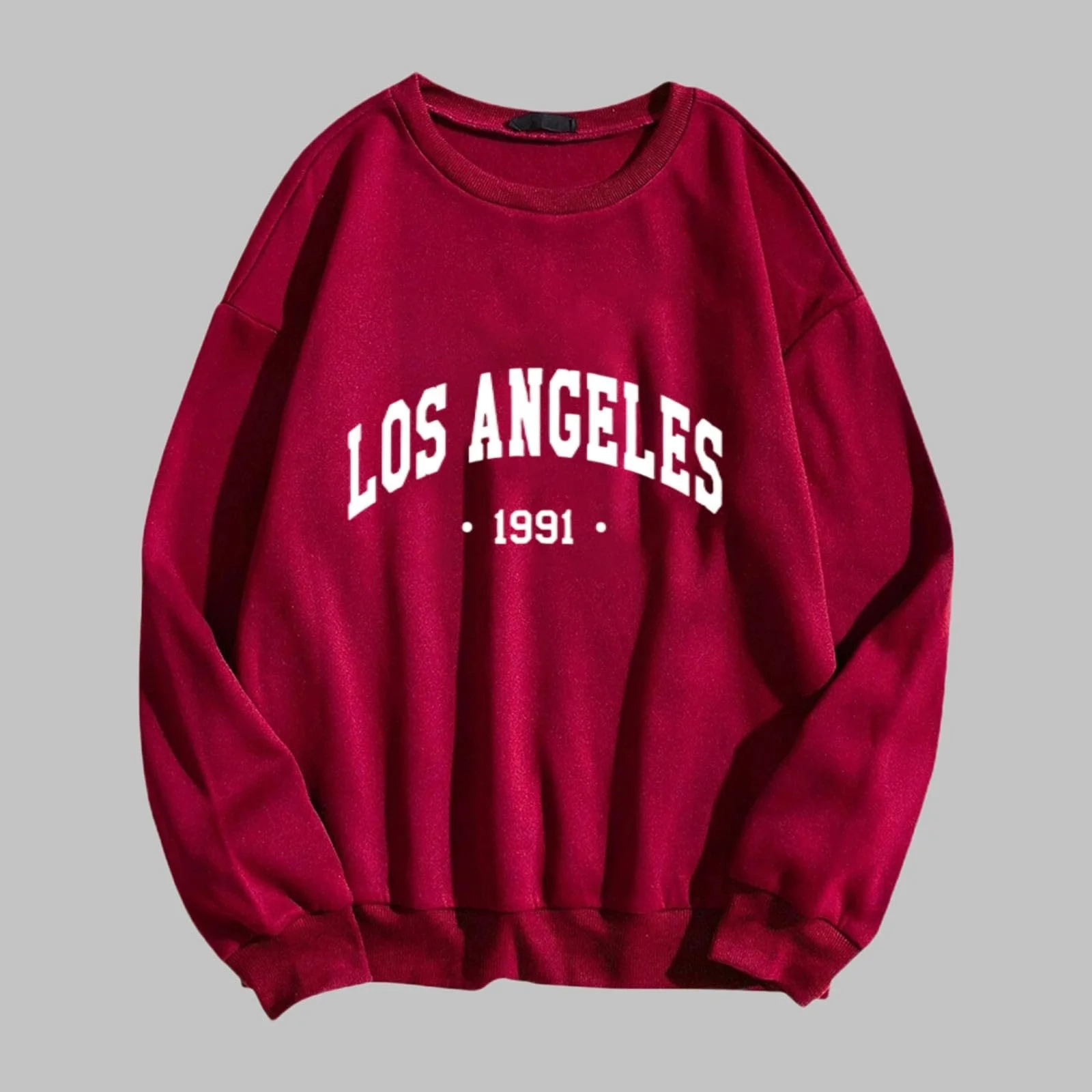 Женский Свитшот Los Angeles Винтажная Надпись Цвет, фото №2