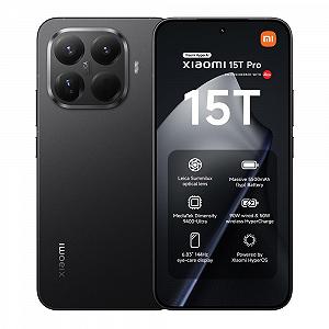 Смартфон Xiaomi 15T Pro 12+512GB 6.83 дюйми 144Hz Black - Фото 1