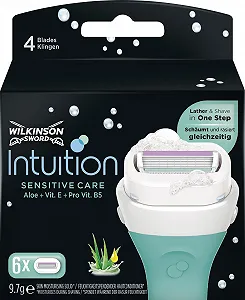 Сменные кассеты для бритья Wilkinson Sword Intuition Sensitive Care 6 шт. - Фото 1
