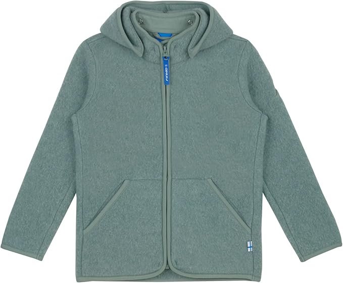 Шерстяная флисовая куртка для детей на молнии Finkid Luonto, фото №1