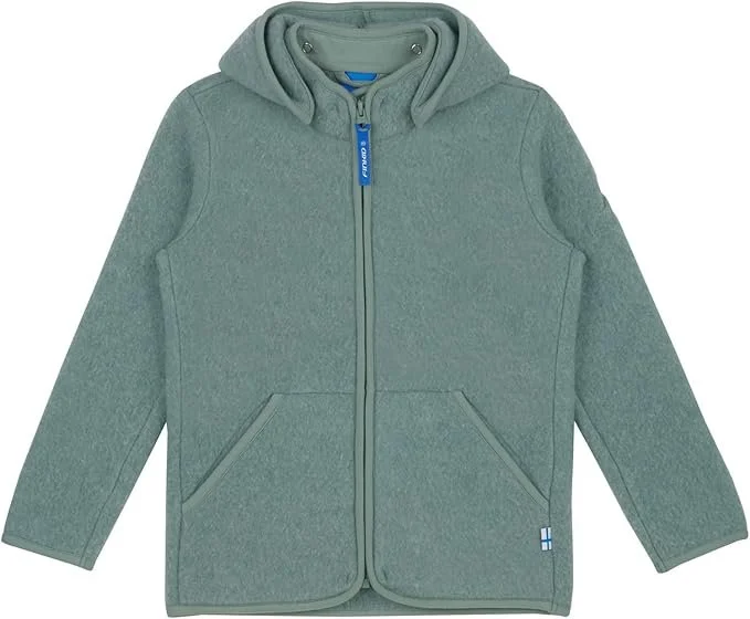 Вовняна флісова куртка для дітей на блискавці Finkid Luonto, фото №1 Вовняна флісова куртка для дітей на блискавці Finkid Luonto, фото №1