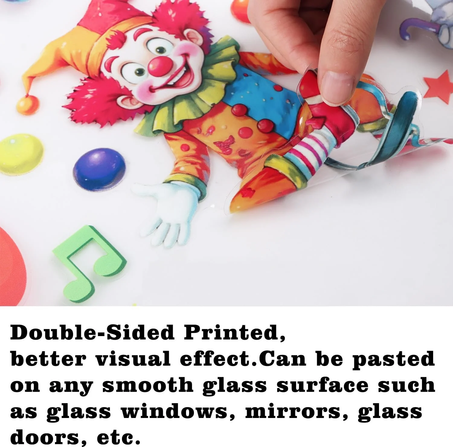 Наклейка для стін HPNIUB Carnival ПВХ 100 x 30 см, фото №3