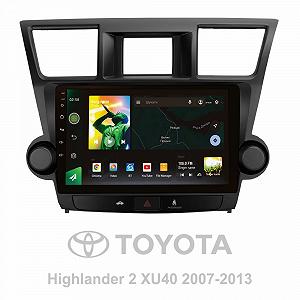 Штатная магнитола Sigma X10232 2+32 Gb 4G DSP Toyota Highlander 2 XU40 2007-2013 F2 10 L1 - Фото 1