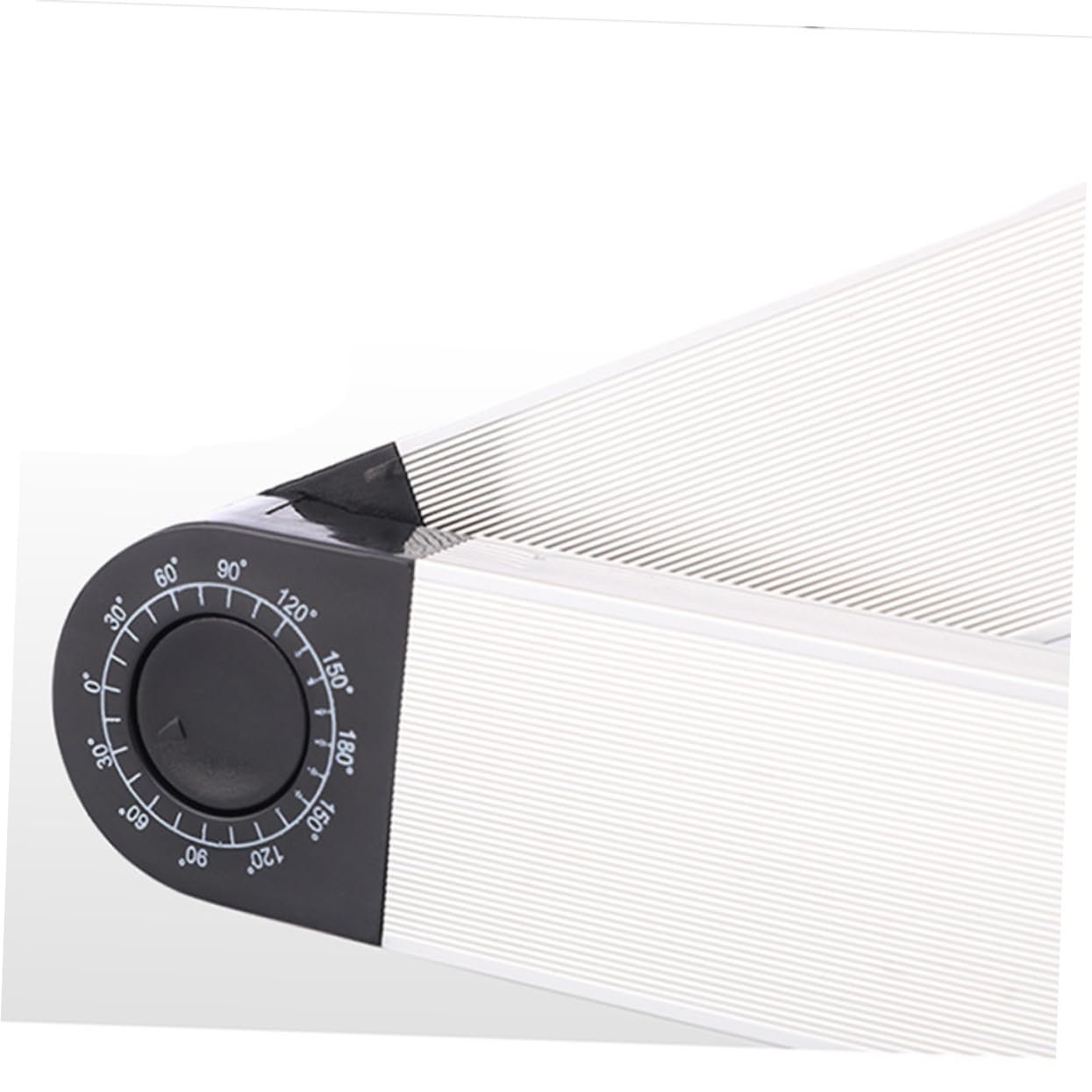 Підставка для ноутбука регульована по висоті алюмінієва, ергономічна, біла для використання ноутбука та планшета, універсальна, регульована та стабільна, фото №8