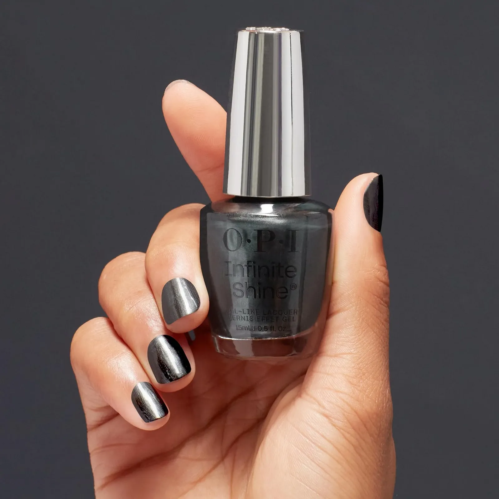 Гель-лак OPI Infinite Shine Сірий Відтінок, 15 мл, фото №6