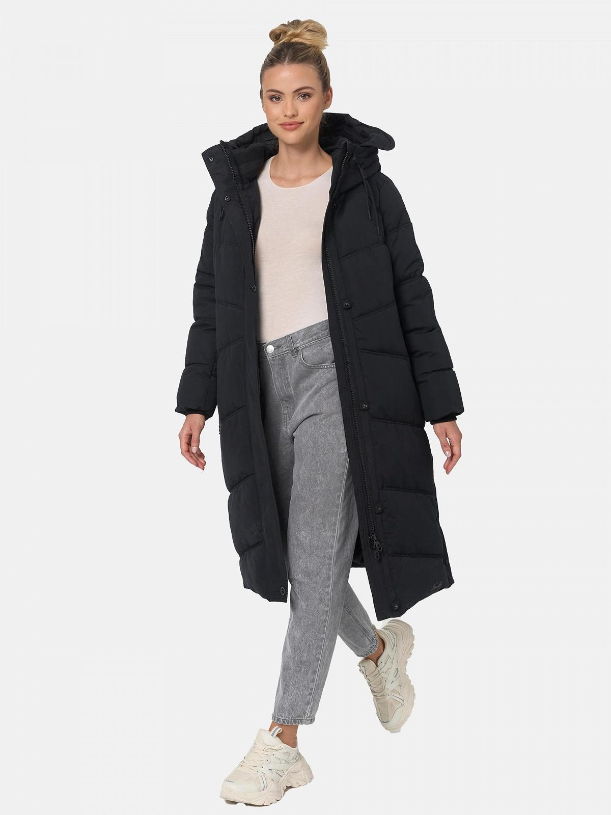 Жіноче зимове пальто Navahoo Тепле стьобане з капюшоном Kuschelmausi, фото №7
