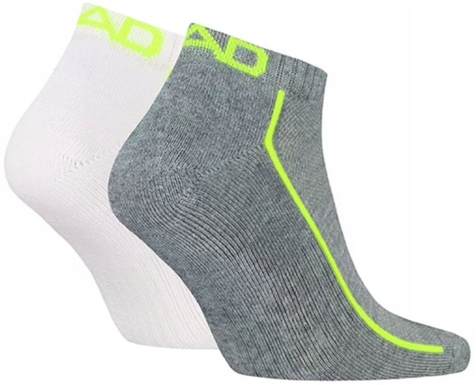Шкарпетки Head ALL SPORTS PERFORMANCE SNEAKER 2P Сірий, Білий  43-46, фото №2
