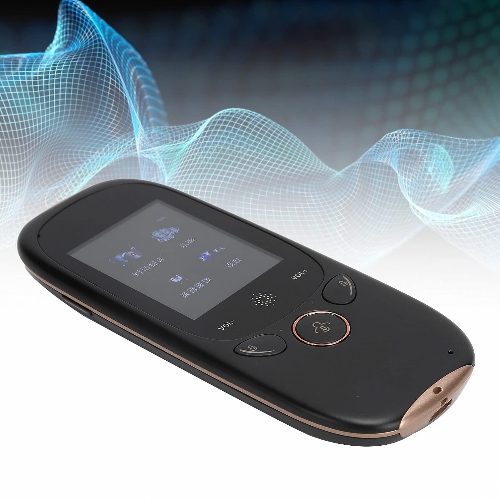 Перекладач Goshyda 4.0BT 2.4G з USB кабелем для зарядки для бізнесу Чорний, фото №2