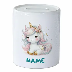 Скарбничка GRAZDesign Unicorn керамічна персоналізована - Фото 1