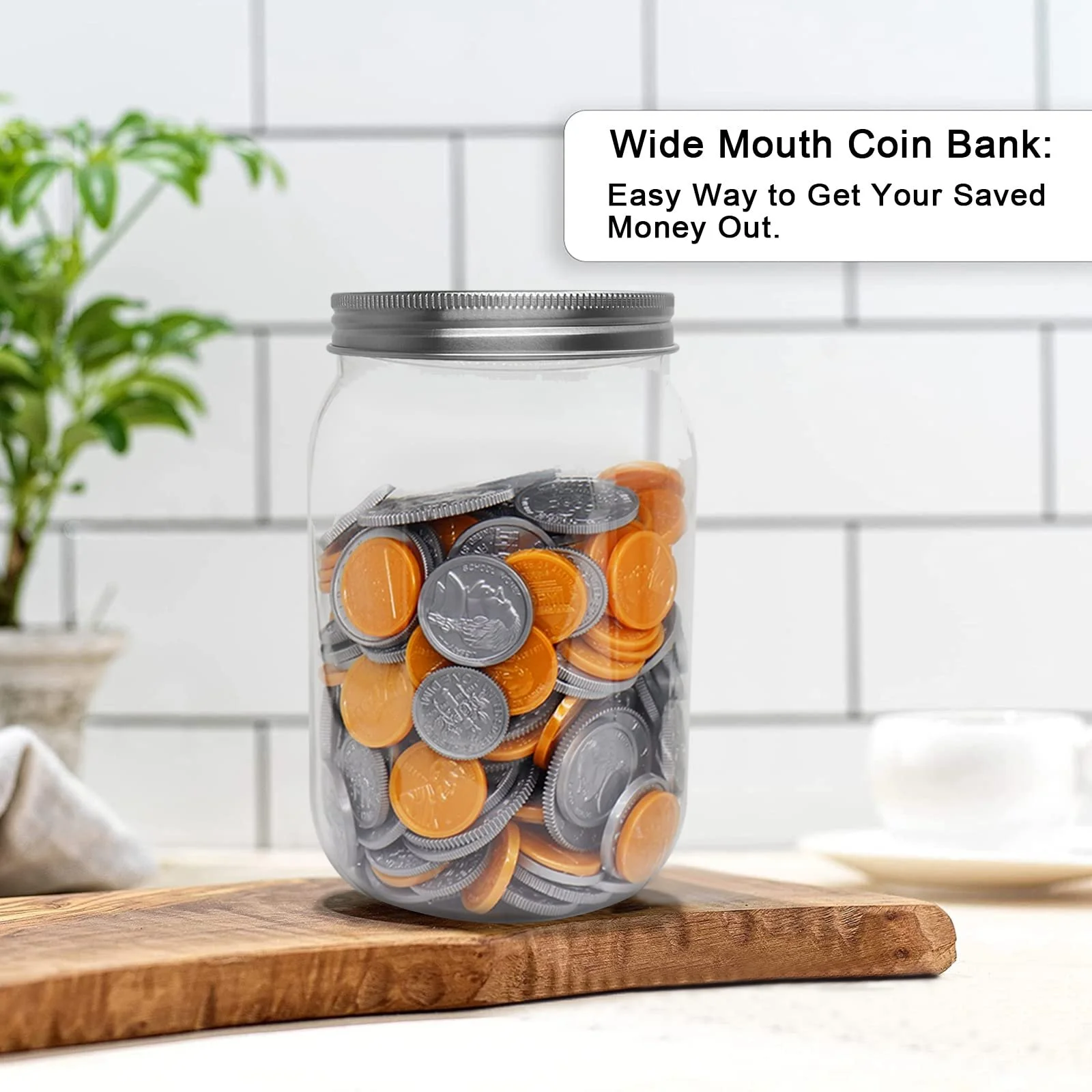 Скарбнички пластикові прозорі набір 4 шт, фото №5