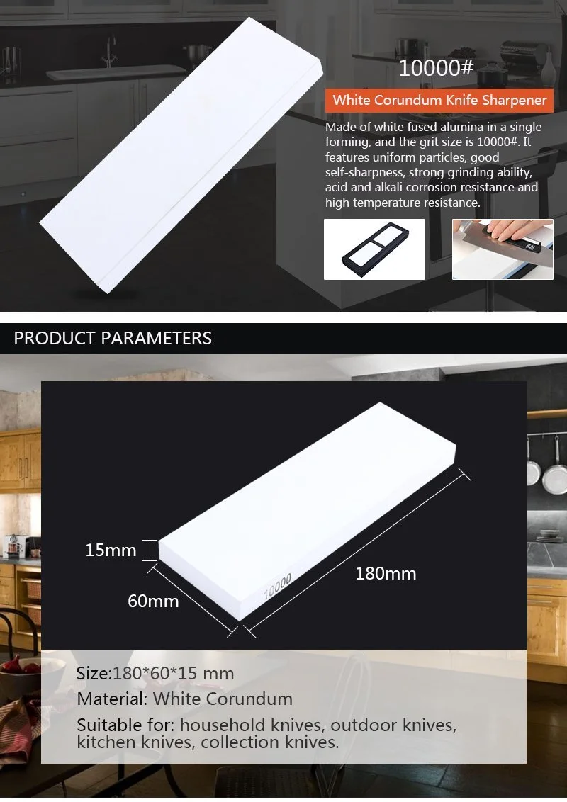 Точильний камінь 10000 Grit Водний 1 шт. Двосторонній корундовий, фото №3