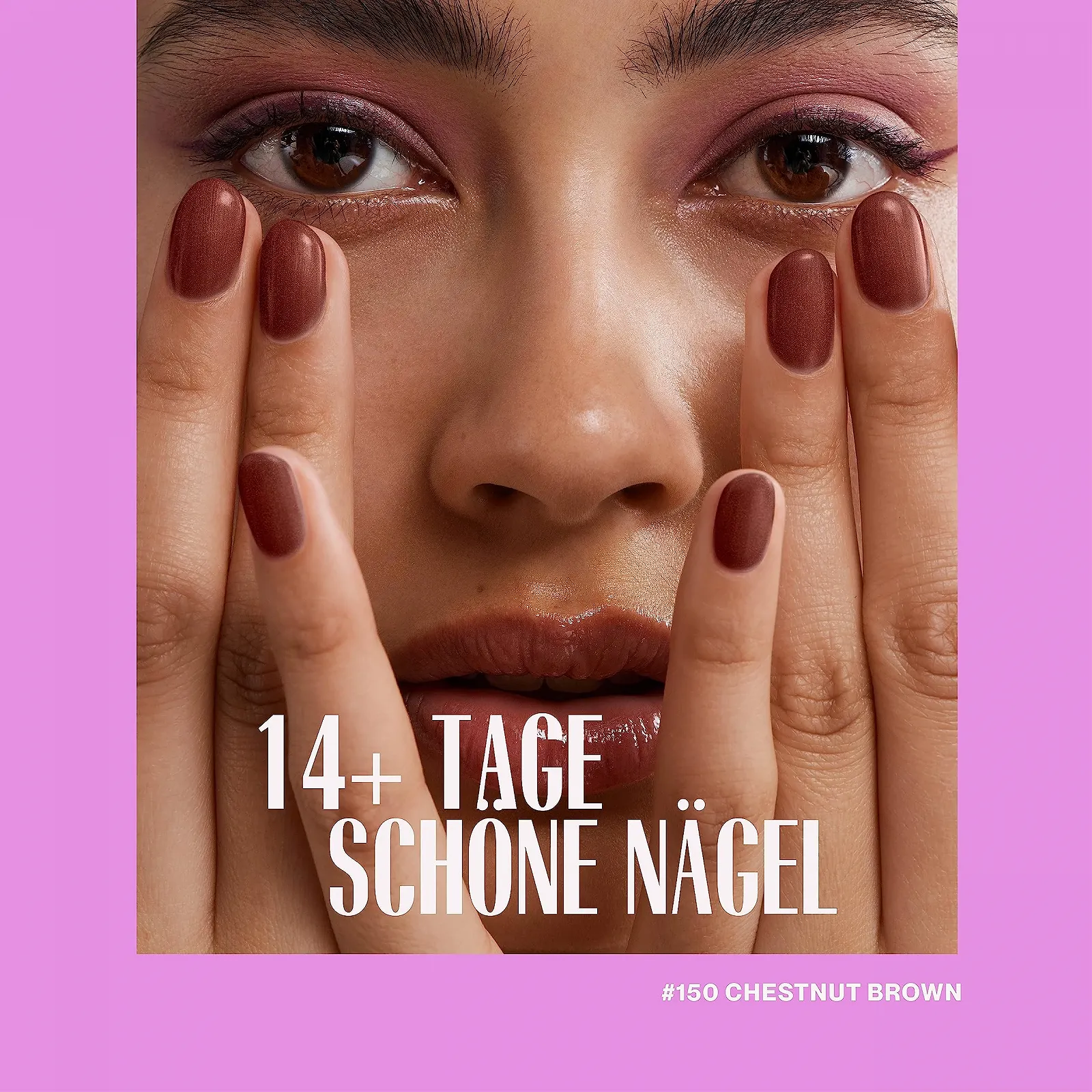 Гель-лак Pink Gellac 150 Chestnut Brown, 15 мл, коричневый, фото №4 Гель-лак Pink Gellac 150 Chestnut Brown, 15 мл, коричневый, фото №4