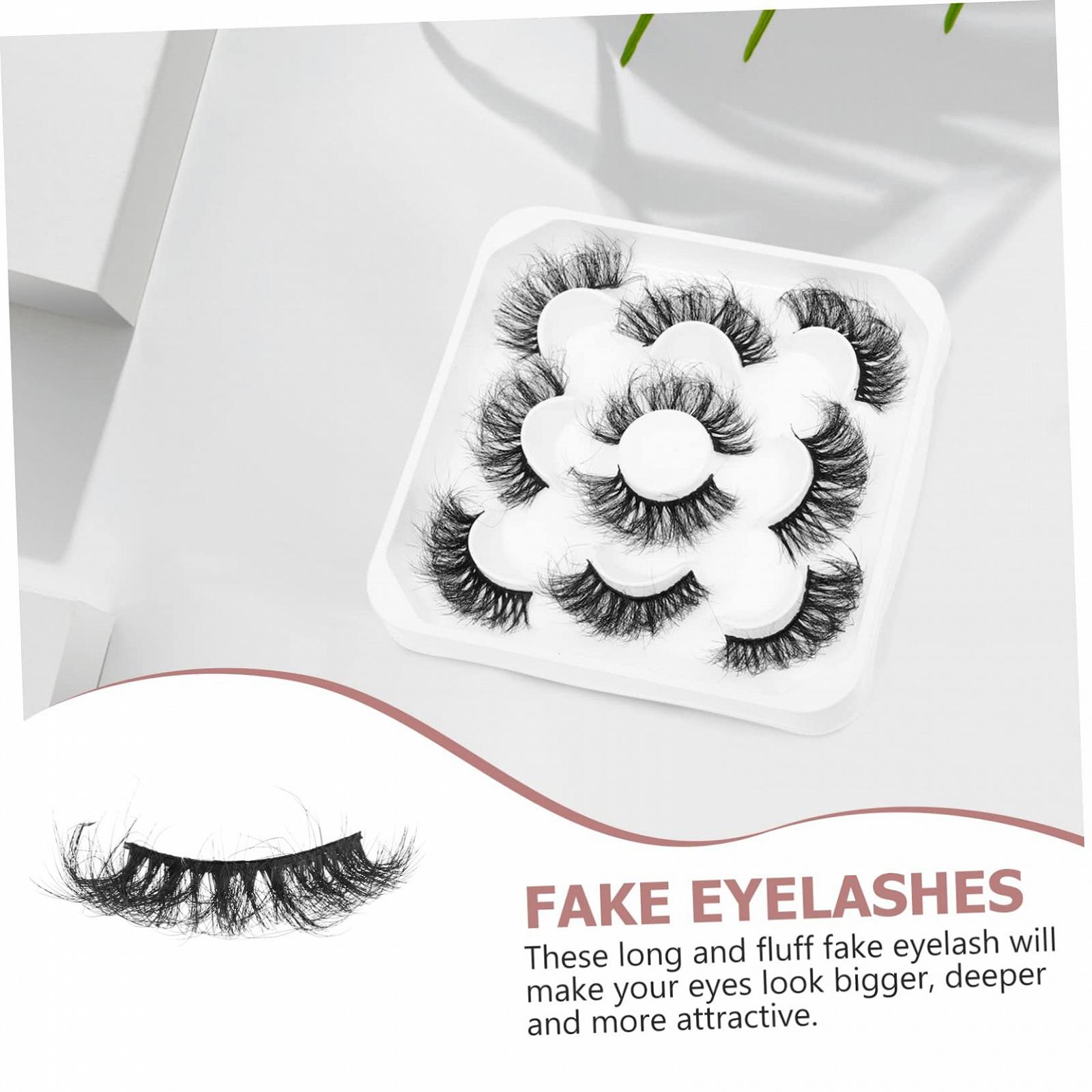 Вії Angoily 25 Пар 3D Чорний Довгий Дівчина Волокно, фото №7