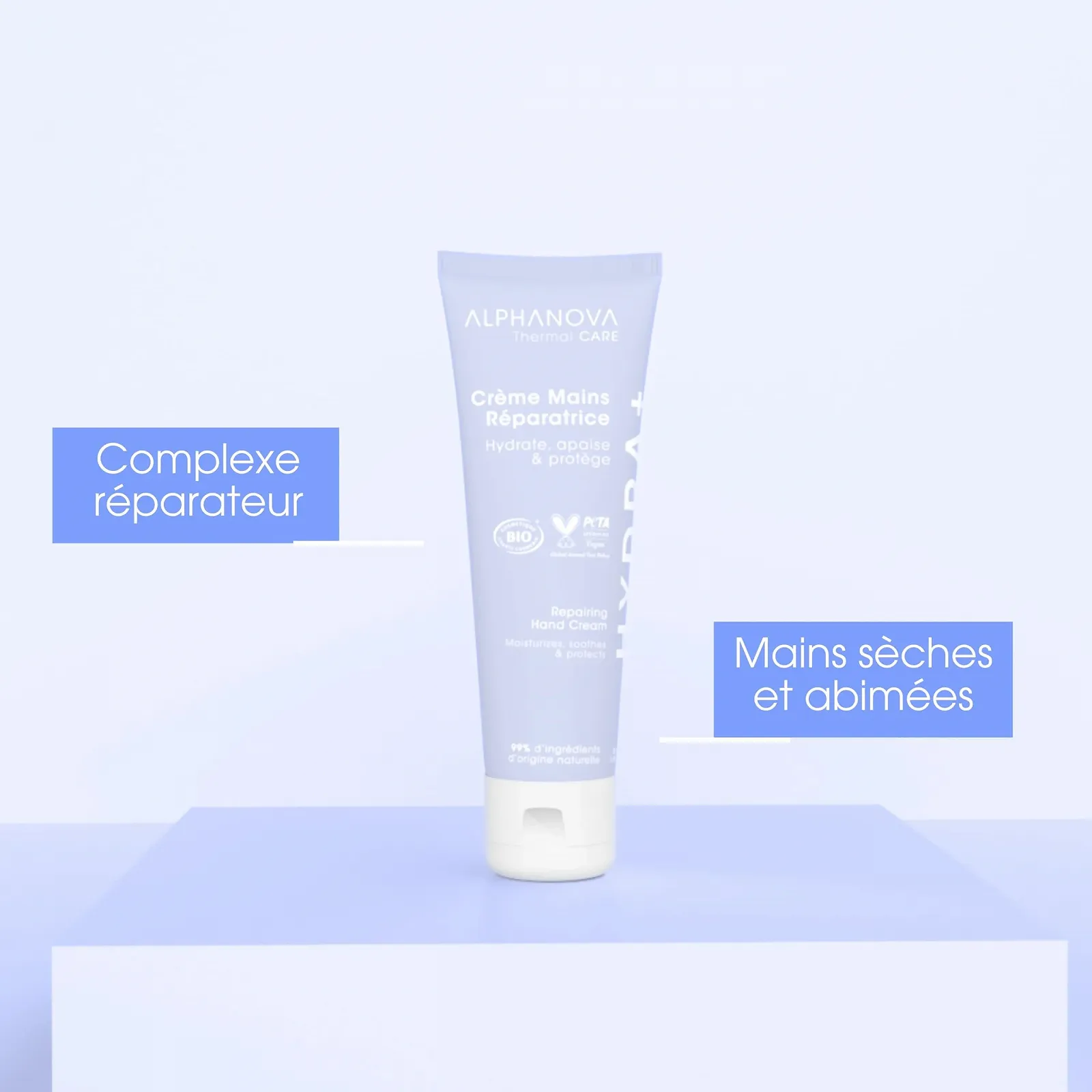 Крем для рук ALPHANOVA Sante Восстанавливающий Гиалуроновая Кислота Натуральный Органический сертифицированный 50 мл, фото №2