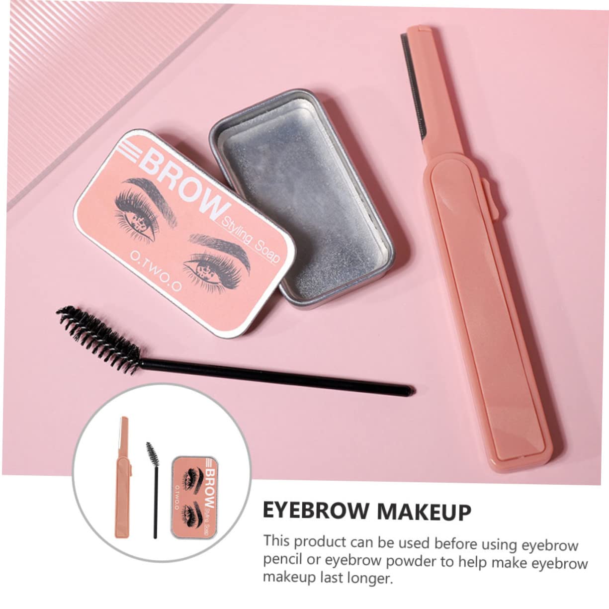 Гель POPETPOP 3D для брів 3шт у наборі прозорий, фото №7