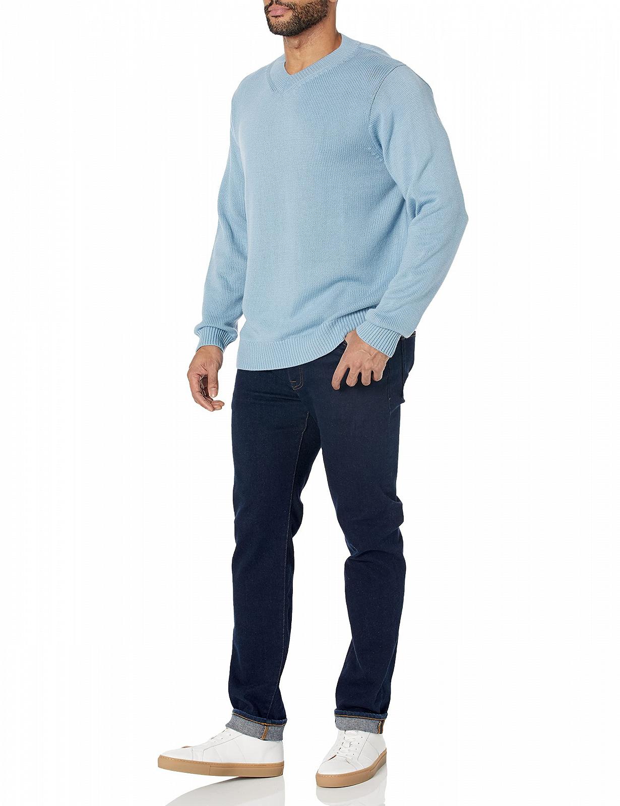 Пуловер з V-подібним вирізом Amazon Essentials Regular Fit, фото №7