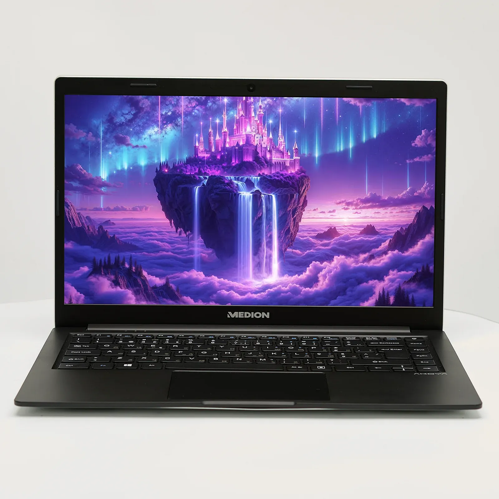 Ноутбук 14" Medion (Lenovo Group) Akoya E4251 | Intel Celeron | IPS (1920x1080) FullHD | RAM DDR4 4 ГБ | SSD M2 128 ГБ | Металевий корпус | Ультрабук | АКБ до 8 годин | Win10 (4729), фото №1