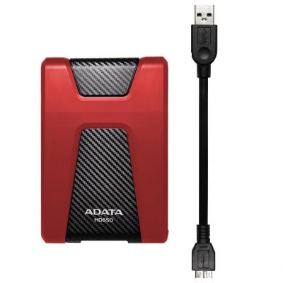 Внешний жесткий диск 2.5" 2TB ADATA (AHD650-2TU31-CRD), фото №4