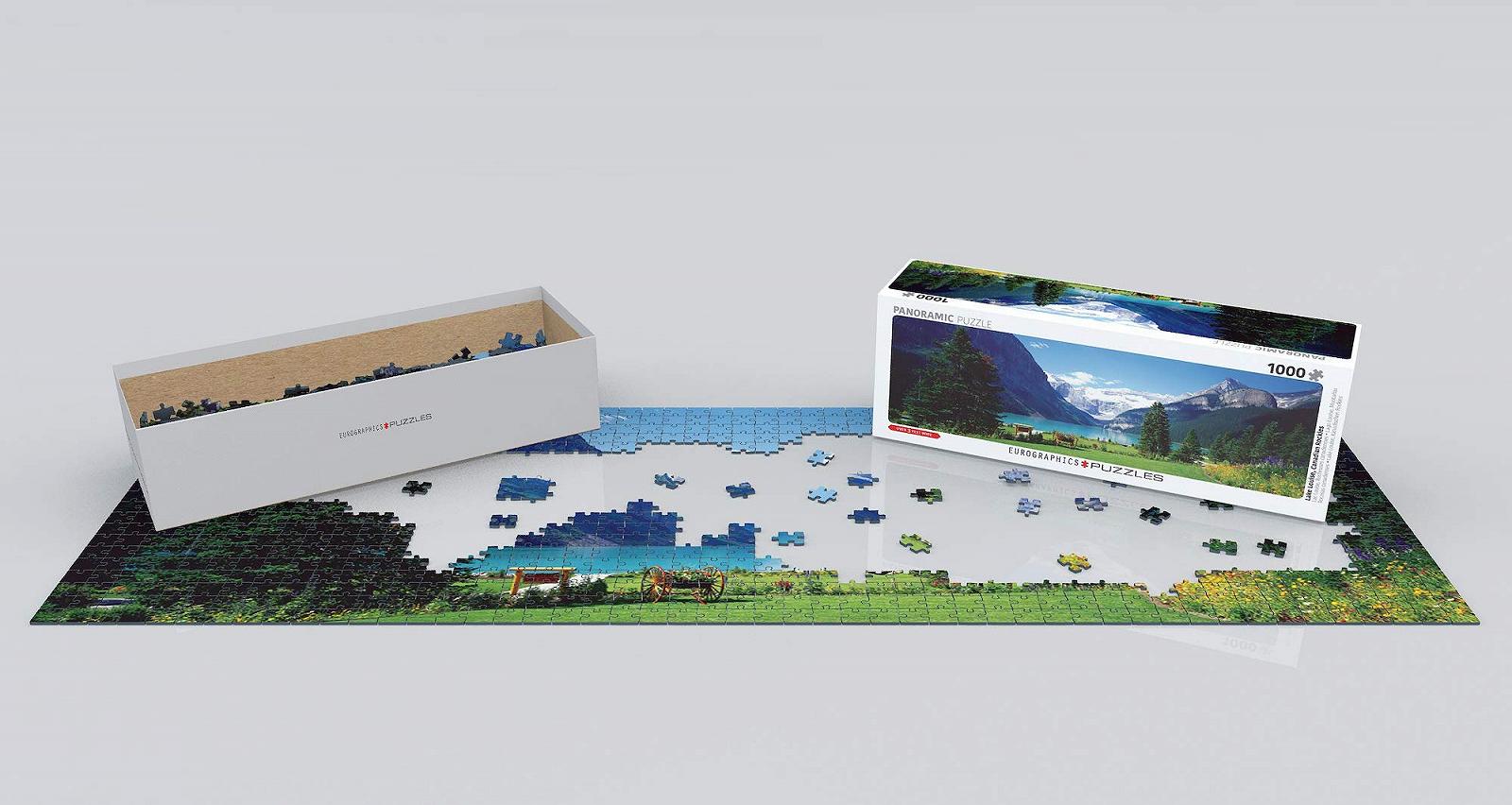 Пазл Eurographics Lake Louise Canadian Rockies 6010-1456 1000 елементів, фото №3 Пазл Eurographics Lake Louise Canadian Rockies 6010-1456 1000 елементів, фото №3