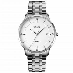 Годинник Skmei 1801SSI Silver Case Mesh Band - Фото 1